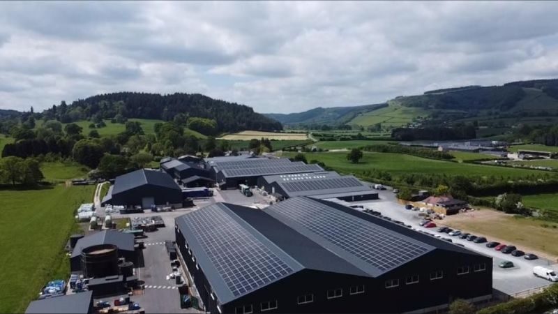 SOLARFIELD commercial solar installation — Drinks Manufacturer, Welsh Borders