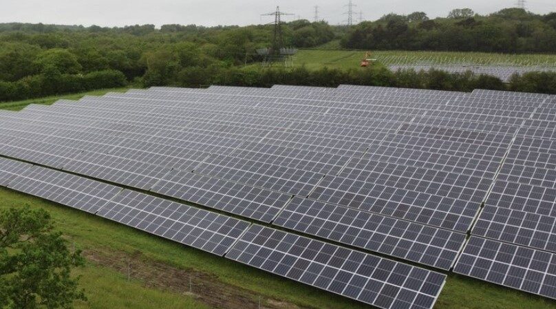 SOLARFIELD commercial solar installation — Poultry Farm, Hereford